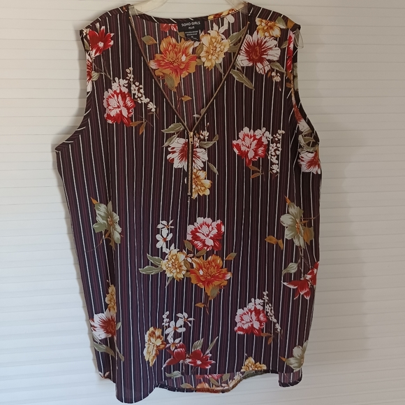 SOHO GIRLS Plus Top Blouse. - Picture 1 of 6